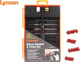 Lyman Tapper Hammer with Interchangeable Brass Punch Set 7-Piece  # 7031298