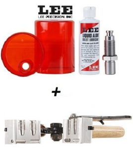 LEE 2 Cavity Mold for 44 Spl/ 44 Rem Mag/ 44-40 WCF & Sizing and Lube Kit  90299