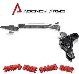 Agency Arms Drop-In Flat Faced Trigger Kit Glock Gen 5 17, 19  # DIT2-G5-B