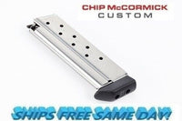 Chip McCormick Match Grade 1911 Mag  9 Round, SS w/ Base pad for 9mm M-MG-9FS9-P