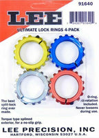 Lee Ultimate Lock Rings, 4 PACK Red, Blue, White and Gold New! # 91640
