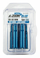 A-Zoom Precision Metal Snap Caps 30-30 Winchester, BLUE Aluminum, 5 Pack # 12329