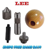 Lee Case Conditioning Kit Chamfer Tool, Pocket Cleaner, lock stud, cutter & Ball