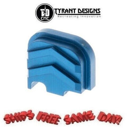 Tyrant Designs Glock 43X/48 Slide Cover Plate, BLUE NEW! # TD-43X-48SP-BLUE