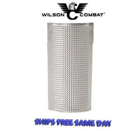 100S Wilson Combat  1911 Checkered Frontstrap, Stainless