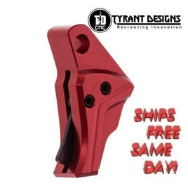 Tyrant Designs I.T.T.S.Trigger for Glock Gen3-4, Red/Blk TD-GTRIG-3-4-Red-Black