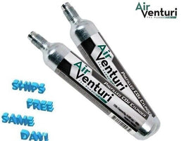 Air Venturi Pre-Filled Disposable CO2 Tanks 2PK NEW!! # AV-6012