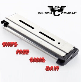 Wilson Combat 1911 Magazine, 10mm, Full-Size, 9 Round, Standard Base Pad # 47NX