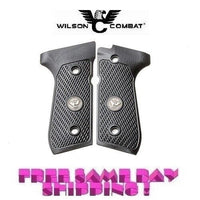 Wilson Combat G10 Grips ULTRA THIN WC Logo Black for BERETTA,92/96 728-FS-UT-BLK