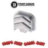 Tyrant Designs Glock43 Slide Cover Plate, ALUMINUM NEW!! # TD-G43SP