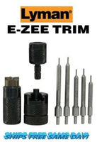 Lyman  E-ZEE TRIM Hand Case Trimmer RFL SET Includes 5 Pilots  7821891 New!