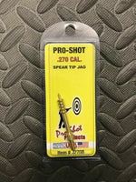 Pro-Shot Spear Tipped Cleaning Jag 270 Cal 8 x 32 Thread Brass  # J270B New!