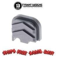 Tyrant Designs Glock 43X/48 Slide Cover Plate, GREY NEW! # TD-43X-48SP-GREY