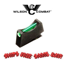 Wilson Combat Vickers Front Sight for Glock, Green Fiber Optic, .245  668FOG245